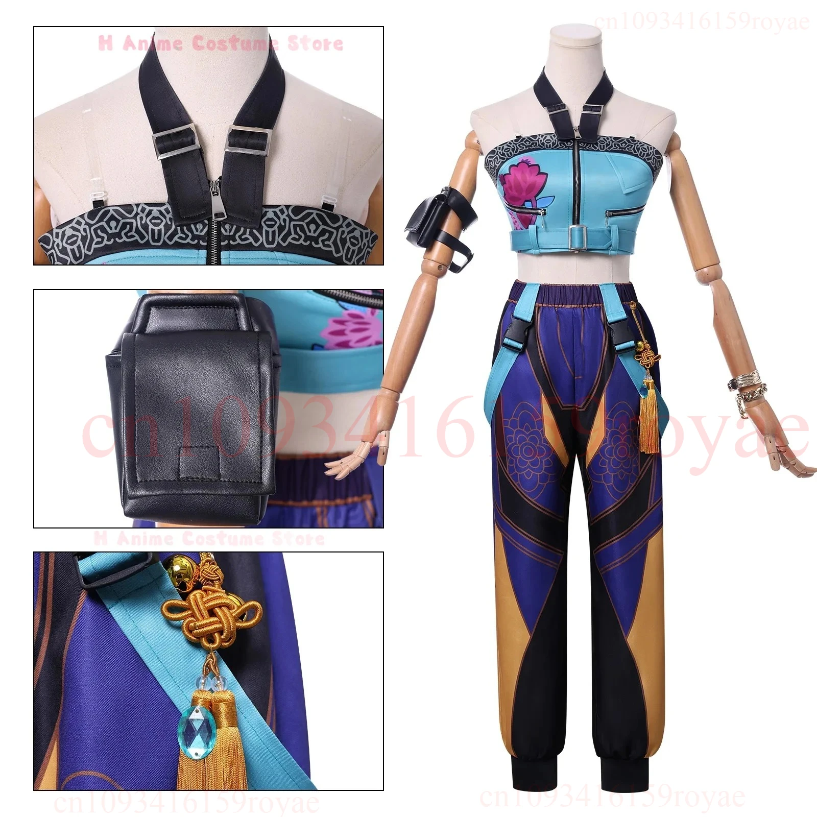 New 2025 Movie Anime KPop Demon Hunters Zoey Cosplay Costume Huntrix Zoey Uniform Wig Halloween Party For Women Girls Cos Prop
New 2025 Movie Anime KPop Demon Hunters Zoey Cosplay Costume Huntrix Zoey Uniform Wig Halloween Party For Women Girls Cos Prop