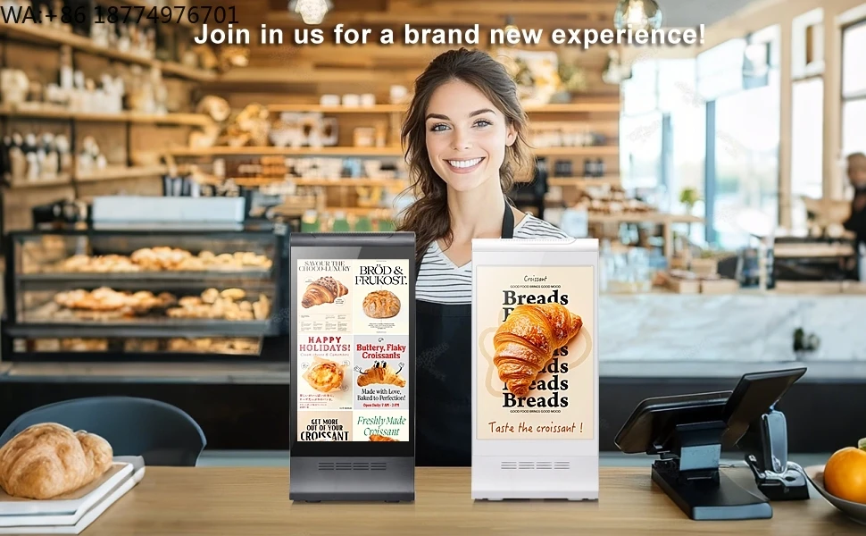 Unique Battery Powered Double 8 Inch LCD Touch Screen Android WiFi Tabletop Video Desktop Small Advertising Screen Display
Unique Battery Powered Double 8 Inch LCD Touch Screen Android WiFi Tabletop Video Desktop Small Advertising Screen Display