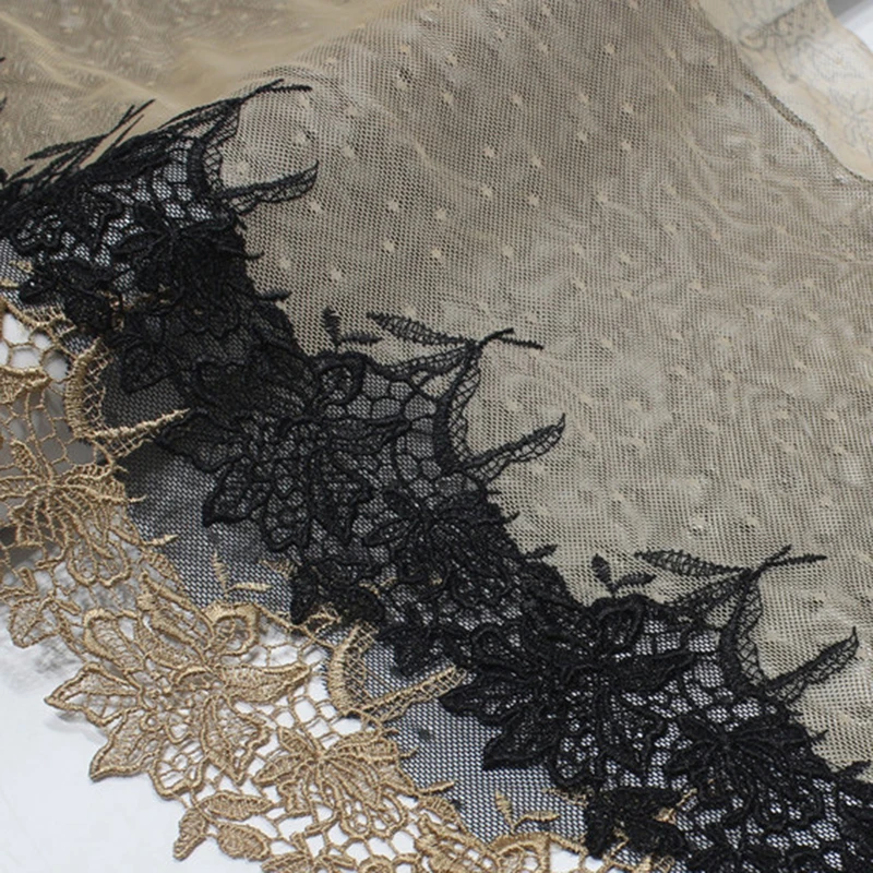 30Yards Black Khaki Water Soluble Edge Lace Embroidery Dress Guipure Flowers Trim Lace Fabric DIY Sewing Accessories
30Yards Black Khaki Water Soluble Edge Lace Embroidery Dress Guipure Flowers Trim Lace Fabric DIY Sewing Accessories