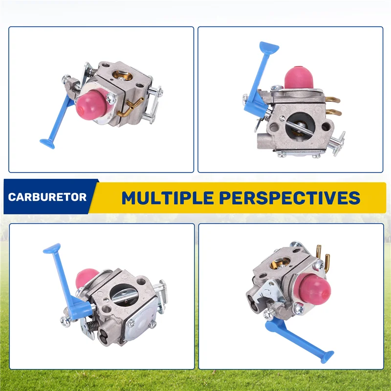 Карбюратор A50U C1Q-W40A для триммера Craftsman 124L 128R 128DJX с 545081897, комплект настройки топливопровода
Карбюратор A50U C1Q-W40A для триммера Craftsman 124L 128R 128DJX с 545081897, комплект настройки топливопровода