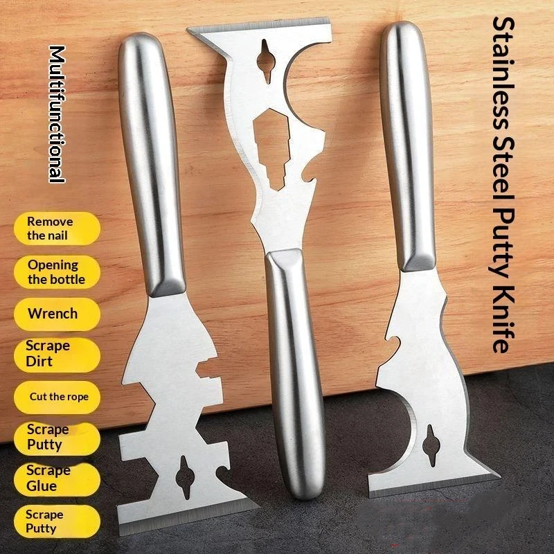 Putty Knife Paint Scraper Tool Multifunction Painters Knife Taping Knife For Removing Caulk Painting Wood And Wallpaper
Putty Knife Paint Scraper Tool Multifunction Painters Knife Taping Knife For Removing Caulk Painting Wood And Wallpaper