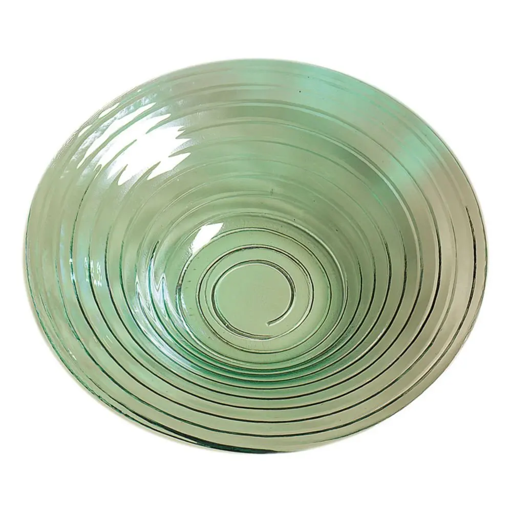 14-3/4" Glacier Recycled Green Glass Bowl,14.13 x 14.13 x 3 inches; 2.67 Pounds
14-3/4" Glacier Recycled Green Glass Bowl,14.13 x 14.13 x 3 inches; 2.67 Pounds