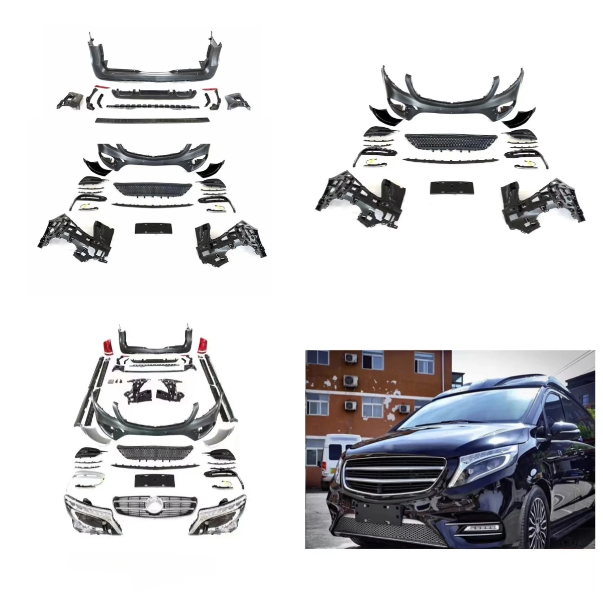 Stlf Facelifting Upgrade Style Body Kit For Vito V260 V250 Bodykit Bumper Grille Side Skirt Bumpers
Stlf Facelifting Upgrade Style Body Kit For Vito V260 V250 Bodykit Bumper Grille Side Skirt Bumpers