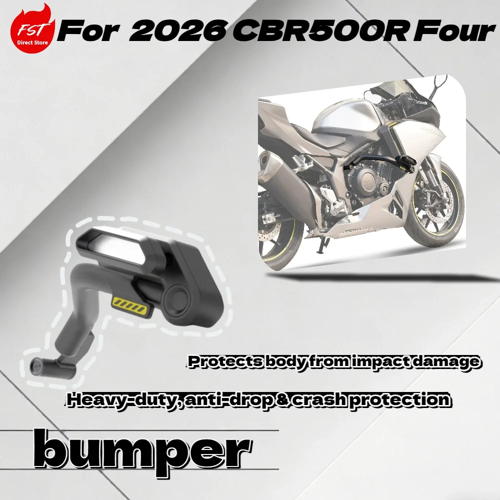 For 2026 CBR500R FOUR EClutch Crash Bar Racing Bumper Anti-fall Guard Motorcycle Modified Accessories
For 2026 CBR500R FOUR EClutch Crash Bar Racing Bumper Anti-fall Guard Motorcycle Modified Accessories
