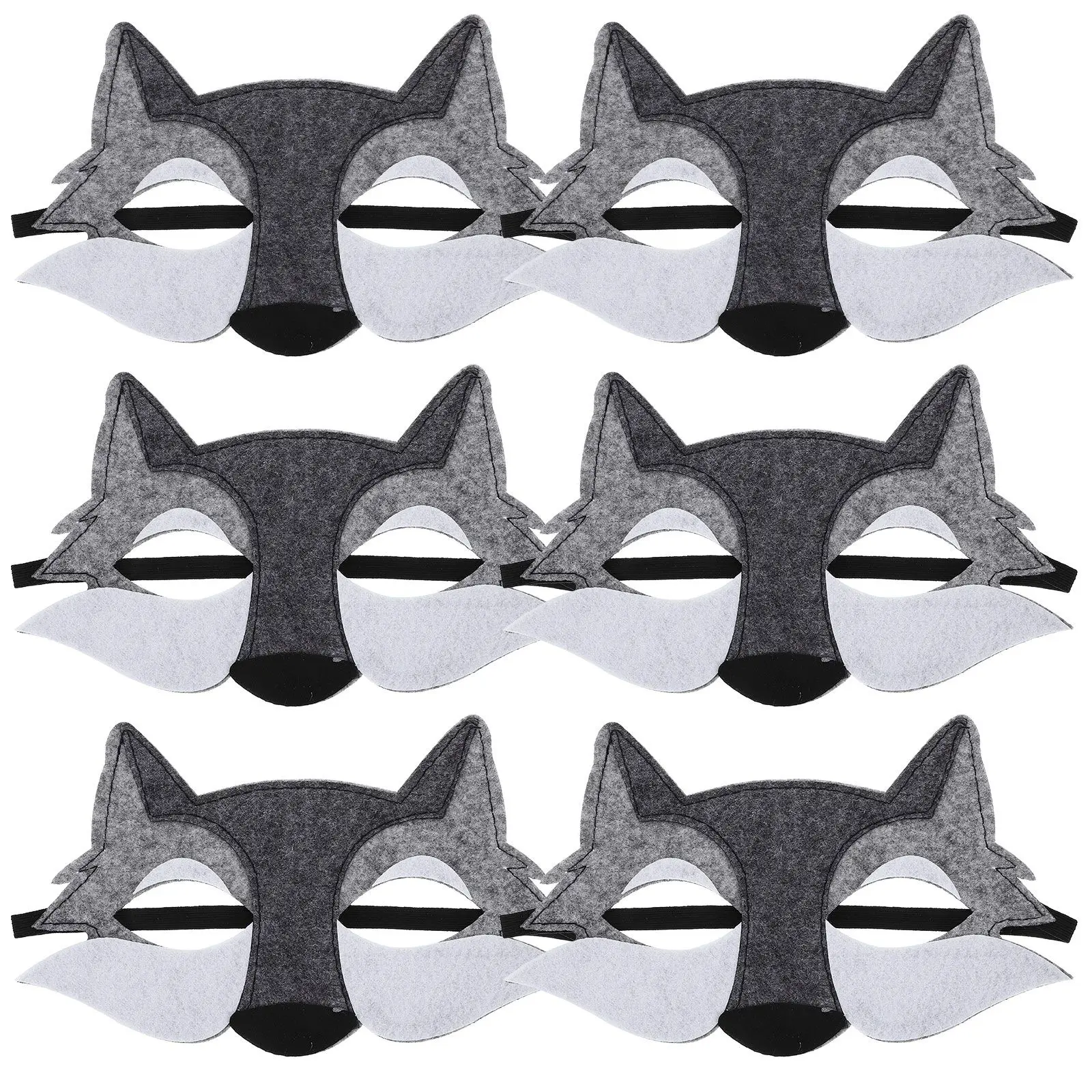 6 Pcs Artificial Non-woven Felt Surface Man Halloween Costumes Grimace Fox Mask
6 Pcs Artificial Non-woven Felt Surface Man Halloween Costumes Grimace Fox Mask