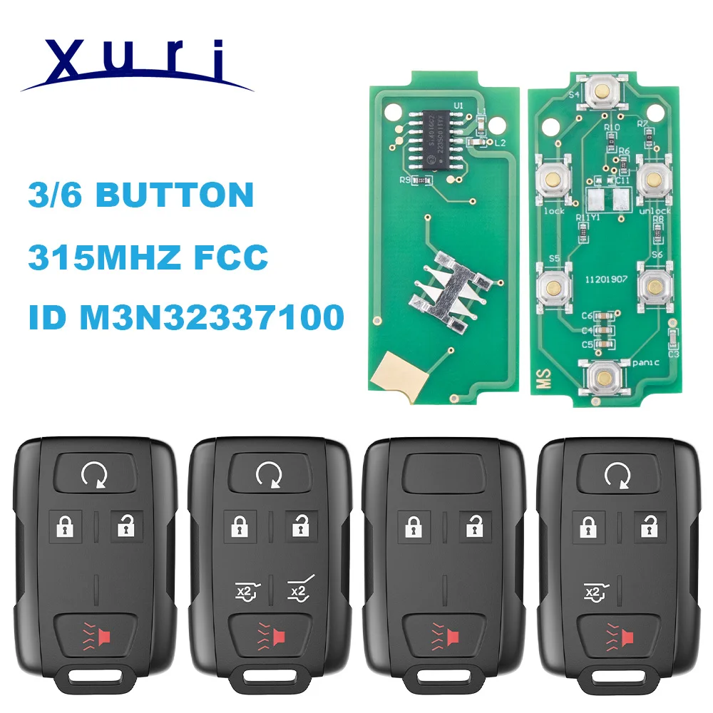 Дистанционный ключ Xuri для Chevrolet Tahoe Colorado Silverado Suburban GMC Canyon Sierra Yukon M3N- 32337100 315 М3Н- 32337200 433
Дистанционный ключ Xuri для Chevrolet Tahoe Colorado Silverado Suburban GMC Canyon Sierra Yukon M3N- 32337100 315 М3Н- 32337200 433