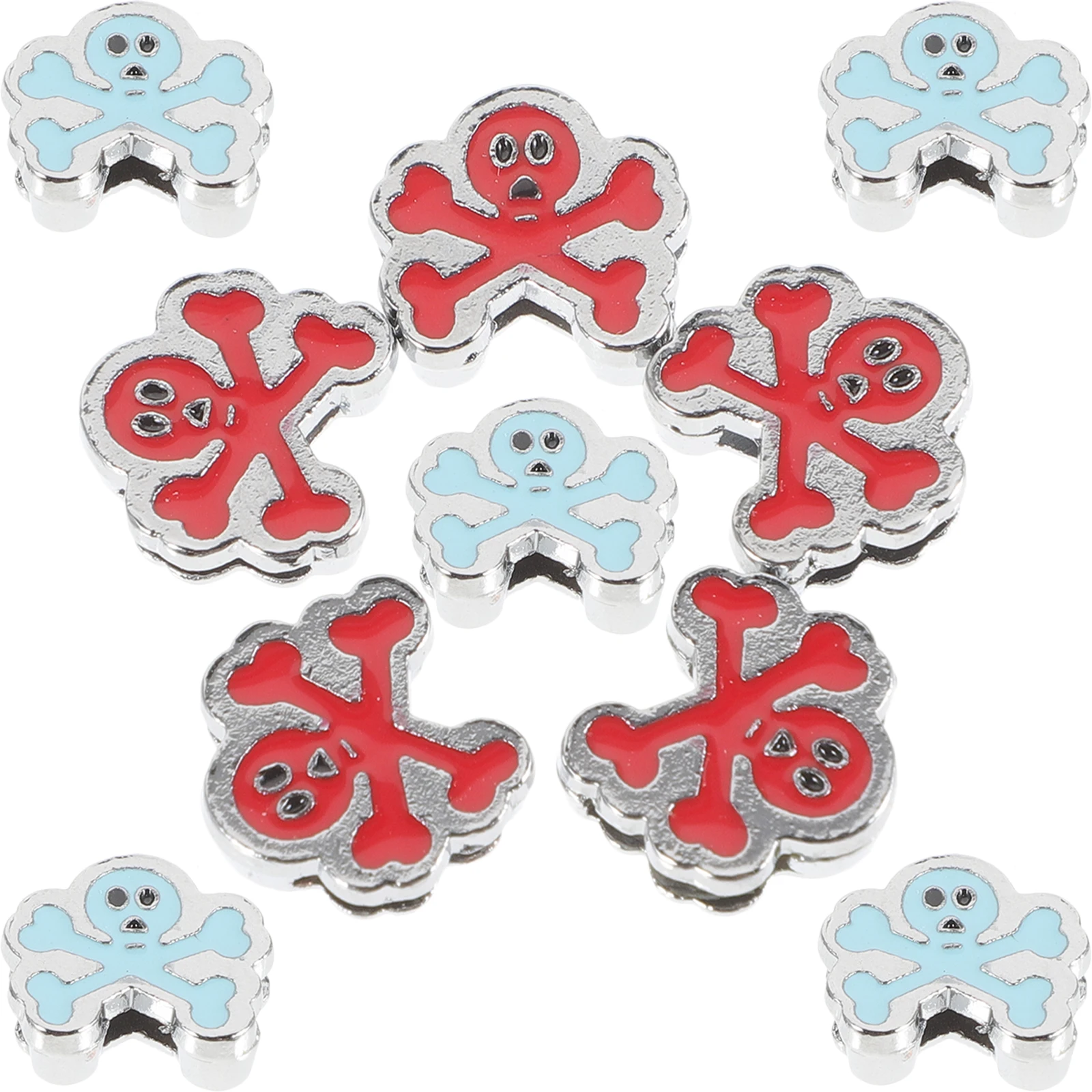 10pcs 8mm Skull Beads Alloy Smooth Craft Bracelet Necklace Making Supplies Metal Characters Jewelry Accessories
10pcs 8mm Skull Beads Alloy Smooth Craft Bracelet Necklace Making Supplies Metal Characters Jewelry Accessories
