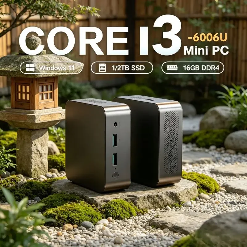 Choose This Mini PC with Core I3-6006U for Stable Operation. Preloaded Win11,16GB SSD, WiFi6 and 4K to Meet Your Diverse Needs.
Choose This Mini PC with Core I3-6006U for Stable Operation. Preloaded Win11,16GB SSD, WiFi6 and 4K to Meet Your Diverse Needs.