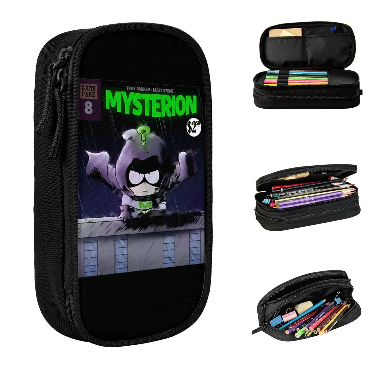 Southspark Mysterion Comic Pencil Case Pencil Box Pen Box for Student Large Storage Pencil Bags School Supplies Gifts Stationery
Southspark Mysterion Comic Pencil Case Pencil Box Pen Box for Student Large Storage Pencil Bags School Supplies Gifts Stationery