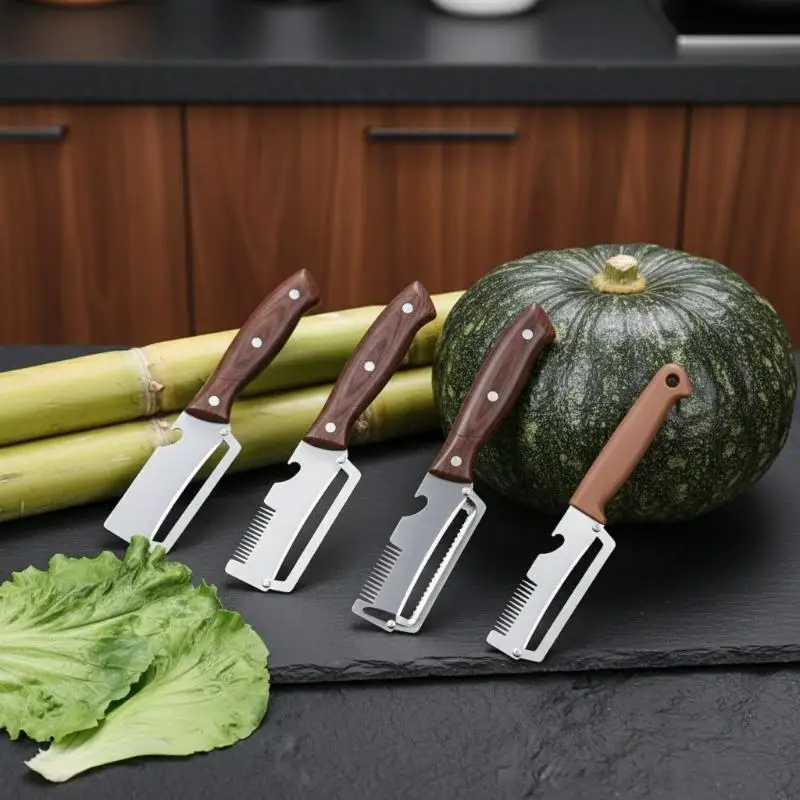 Stainless Steel Kitchen Multi-Function Peeler For Peeling And Slicing Fruits And Vegetables Durable
Stainless Steel Kitchen Multi-Function Peeler For Peeling And Slicing Fruits And Vegetables Durable