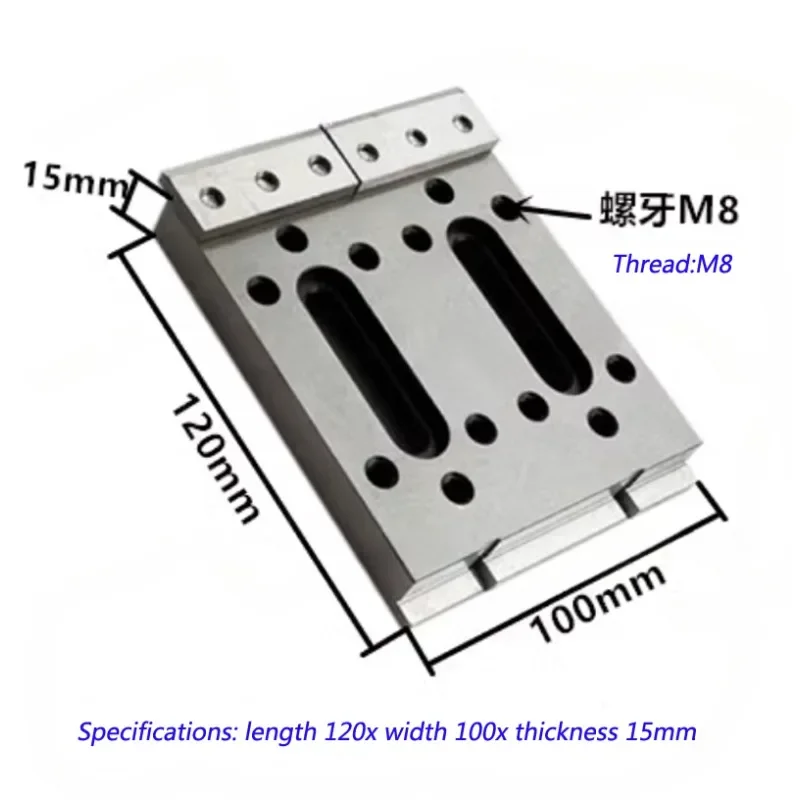 EDM Wire Cut Parts Clamp Stainless Holder Jig Tools 120*100 for Sodick Mitsubish Fanuc Makino Charmilles Wire Cutting Machine
EDM Wire Cut Parts Clamp Stainless Holder Jig Tools 120*100 for Sodick Mitsubish Fanuc Makino Charmilles Wire Cutting Machine