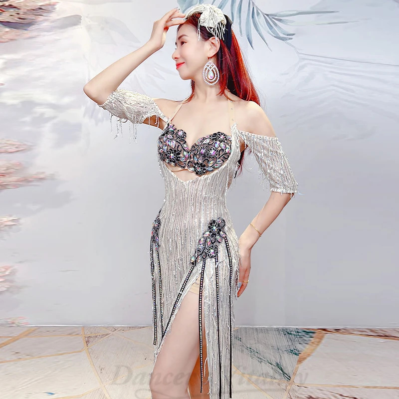 Belly Dance Costumes Set for Women Tassel Robe+bra Custom Adult Children Shaabi Balady Saidy Performance Wear Outfit
Belly Dance Costumes Set for Women Tassel Robe+bra Custom Adult Children Shaabi Balady Saidy Performance Wear Outfit