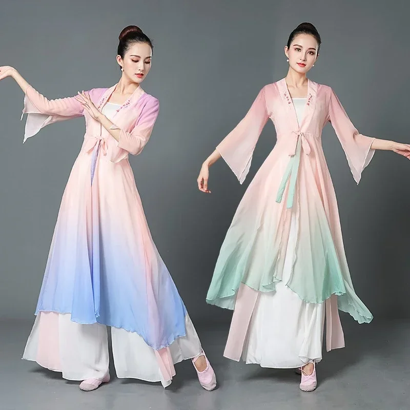 Traditional Chinese Style Classical Dance Costume Female National Oriental Fan Dance Clothing Elegant Practice Stage Performance
Traditional Chinese Style Classical Dance Costume Female National Oriental Fan Dance Clothing Elegant Practice Stage Performance