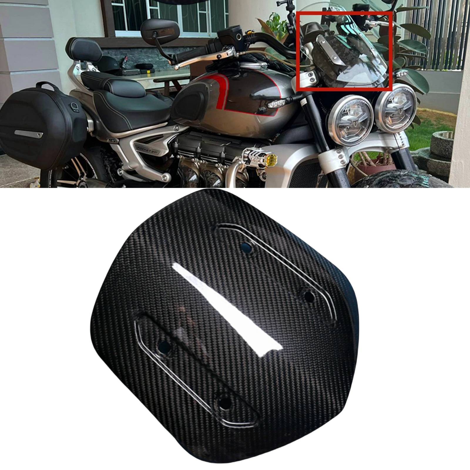 Обтекатель для лобового стекла мотоцикла, дефлектор обшивки для Triumph Rocket 3 2020-2022
Обтекатель для лобового стекла мотоцикла, дефлектор обшивки для Triumph Rocket 3 2020-2022