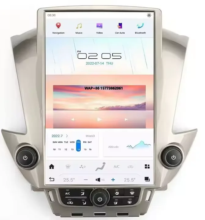 14,4-дюймовое Android-автомагнитола с экраном в стиле Tesla, CarPlay, GPS-навигацией и DSP для Tahoe, Suburban, GMC Yukon
14,4-дюймовое Android-автомагнитола с экраном в стиле Tesla, CarPlay, GPS-навигацией и DSP для Tahoe, Suburban, GMC Yukon