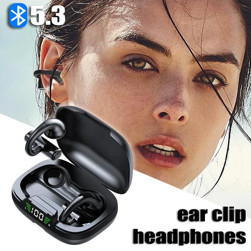 NEW TWS JR03 Ear Clip Bluetooth Earphone Wireless Headphones Game Earbuds with Microphone Sports Headset For All Mobile Phones
NEW TWS JR03 Ear Clip Bluetooth Earphone Wireless Headphones Game Earbuds with Microphone Sports Headset For All Mobile Phones