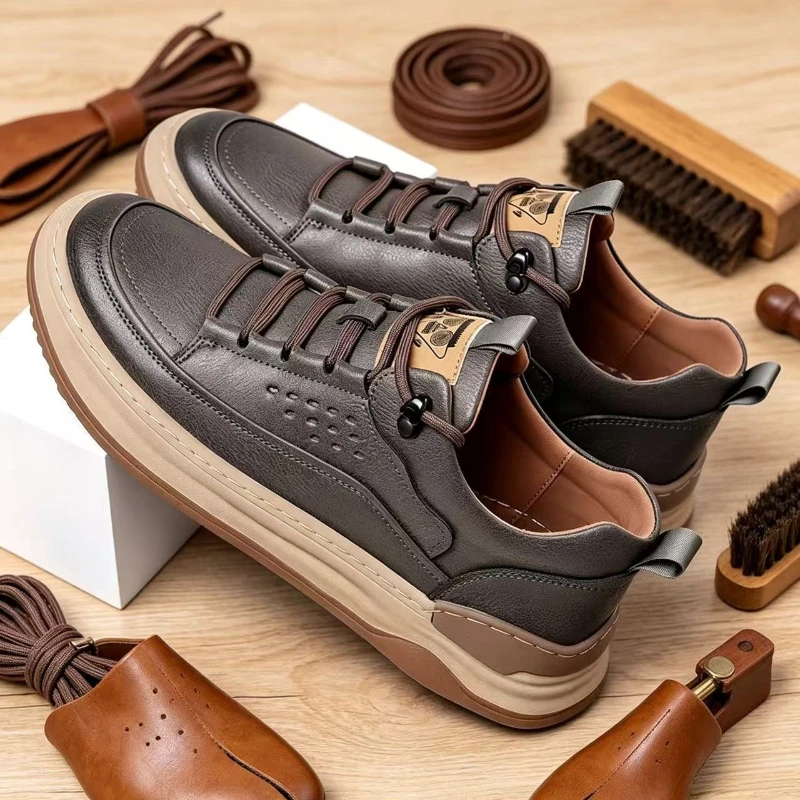Spring and Autumn Thick Sole Comfortable Soft Sole Oxford Shoes Outdoor Sneakers Men's Casual True Leather Shoes Men's Loafers
Spring and Autumn Thick Sole Comfortable Soft Sole Oxford Shoes Outdoor Sneakers Men's Casual True Leather Shoes Men's Loafers