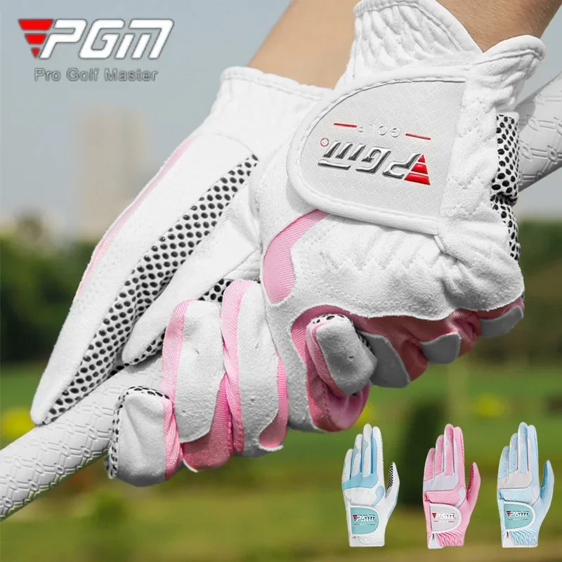 PGM 1 Pair Lady Golf Gloves Women Breathable Elastic Gloves Left Right Hand Non-Slip Granules Mittens Microfiber Finger Cover
PGM 1 Pair Lady Golf Gloves Women Breathable Elastic Gloves Left Right Hand Non-Slip Granules Mittens Microfiber Finger Cover