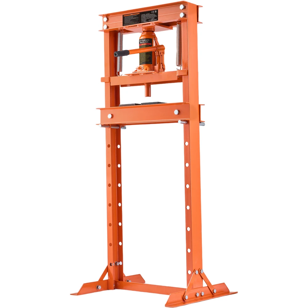 12 Ton H-Frame Hydraulic Shop Press: Adjustable with Press Plates, Heavy Duty for Garage/Shop/Workshop
12 Ton H-Frame Hydraulic Shop Press: Adjustable with Press Plates, Heavy Duty for Garage/Shop/Workshop