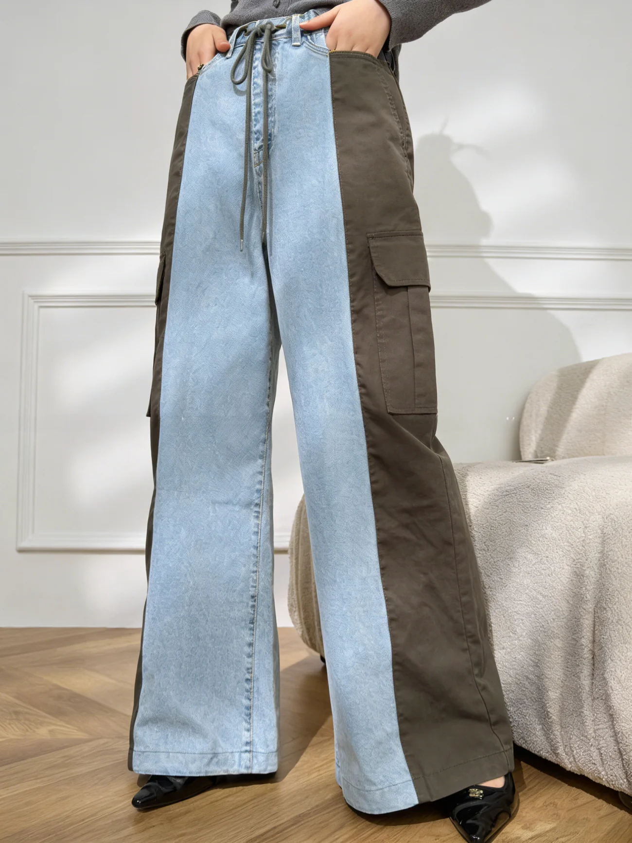 Trendy Color Block Women's Jeans Casual Style Summer Fashion Design Sense Long Pants plus Size Flared Leggings
Trendy Color Block Women's Jeans Casual Style Summer Fashion Design Sense Long Pants plus Size Flared Leggings