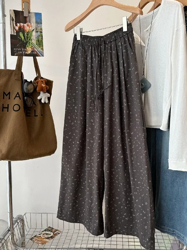 plus Size Women's Casual Loose Wide Leg Pants Floral Print Elastic Waist Spring Summer Long Trousers Comfortable Breathable
plus Size Women's Casual Loose Wide Leg Pants Floral Print Elastic Waist Spring Summer Long Trousers Comfortable Breathable