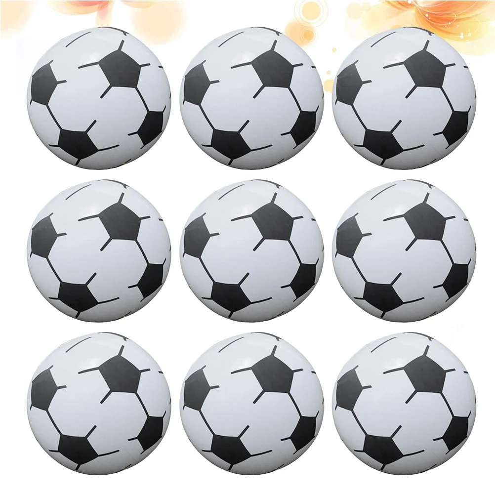 10pcs Football Inflatable Beach Balls Summer Funny Water Playing Beach Soccer Pool Ball Toy for Kids
10pcs Football Inflatable Beach Balls Summer Funny Water Playing Beach Soccer Pool Ball Toy for Kids