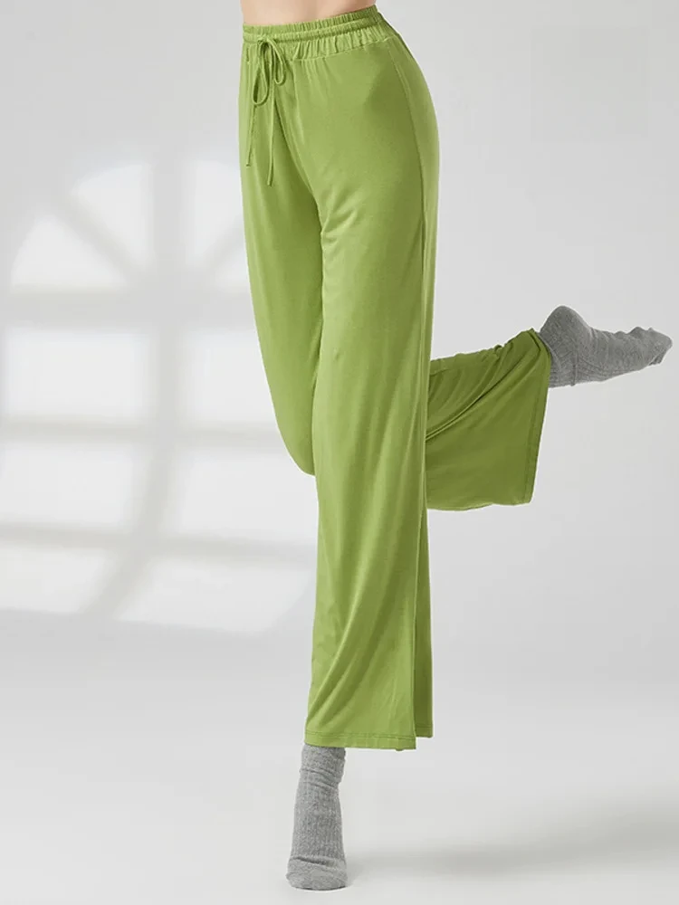 Womens Solid Color High Waist Wide Leg Dance Pants Loose Fit Modern Performance Trousers for Ballet Practice Contemporary
Womens Solid Color High Waist Wide Leg Dance Pants Loose Fit Modern Performance Trousers for Ballet Practice Contemporary