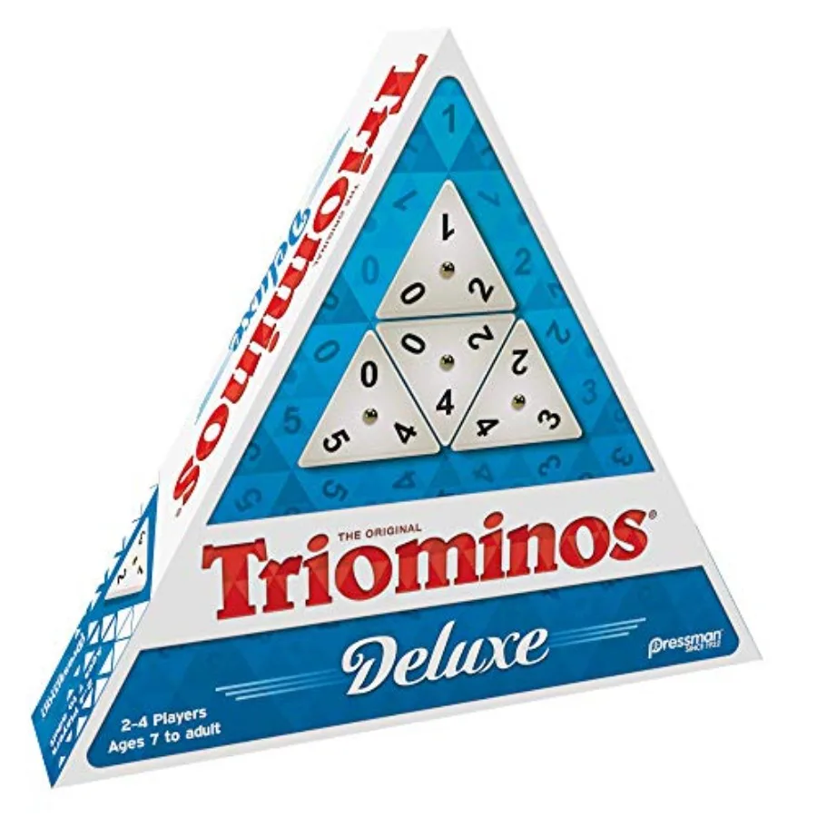 Prman Tri-Ominos - Deluxe Edition Triangular Tiles with Brass Spinners, 5"
Prman Tri-Ominos - Deluxe Edition Triangular Tiles with Brass Spinners, 5"