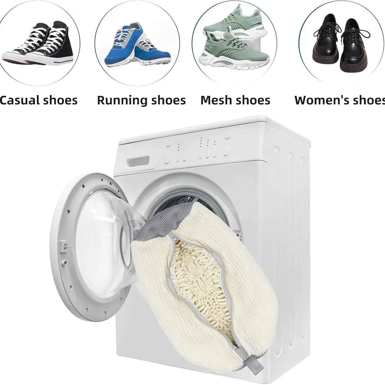1/2pcs washing shoe bag Shoe Washing Machine Bag - with Zipper with Rich Fluff Inside , for Sneakers and Casual Shoes
1/2pcs washing shoe bag Shoe Washing Machine Bag - with Zipper with Rich Fluff Inside , for Sneakers and Casual Shoes