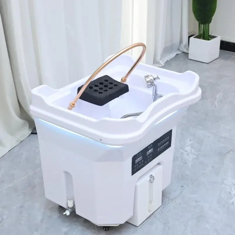 New Portable Head Spa Bed Shampoo Chair with Built-in Wastewater Tank for Salon Beauty Backwash Furniture
New Portable Head Spa Bed Shampoo Chair with Built-in Wastewater Tank for Salon Beauty Backwash Furniture