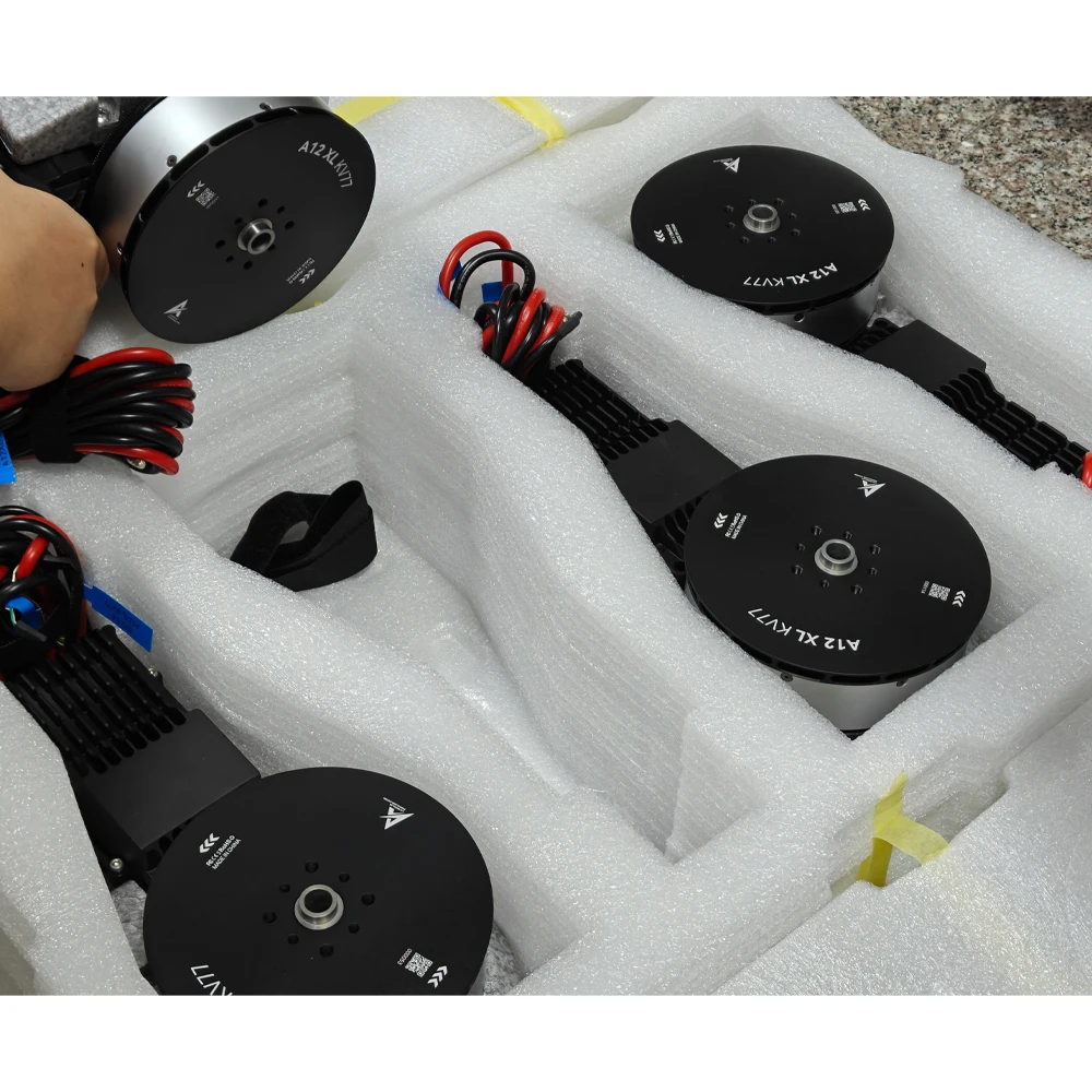 NEW T-MOTOR A12XL High-Thrust Power System Kit for Agricultural Drone | Long Flight Time, Heavy-Duty UAV Motor ESC Prop Kit
NEW T-MOTOR A12XL High-Thrust Power System Kit for Agricultural Drone | Long Flight Time, Heavy-Duty UAV Motor ESC Prop Kit