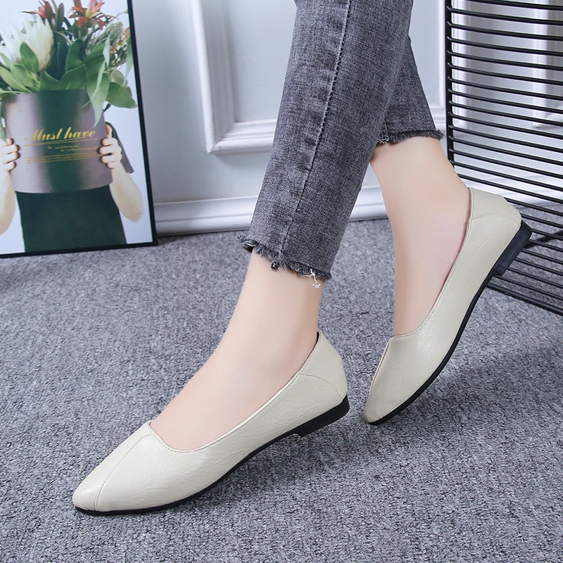Plus Size 35-43 Women's Flat Slip-on Shoes 2024 Spring and Autumn Classic Solid Color Shallow Mouth Women's Ballet Flats 35-40
Plus Size 35-43 Women's Flat Slip-on Shoes 2024 Spring and Autumn Classic Solid Color Shallow Mouth Women's Ballet Flats 35-40