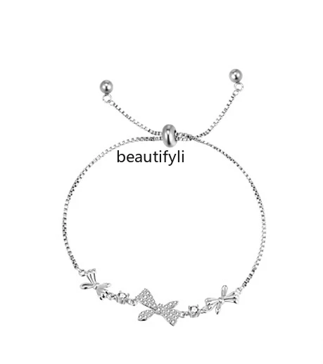 999 Sterling Silver Bow Bracelet Girls Light Luxury Minority Exquisite 520 Valentine's Day Gift
999 Sterling Silver Bow Bracelet Girls Light Luxury Minority Exquisite 520 Valentine's Day Gift