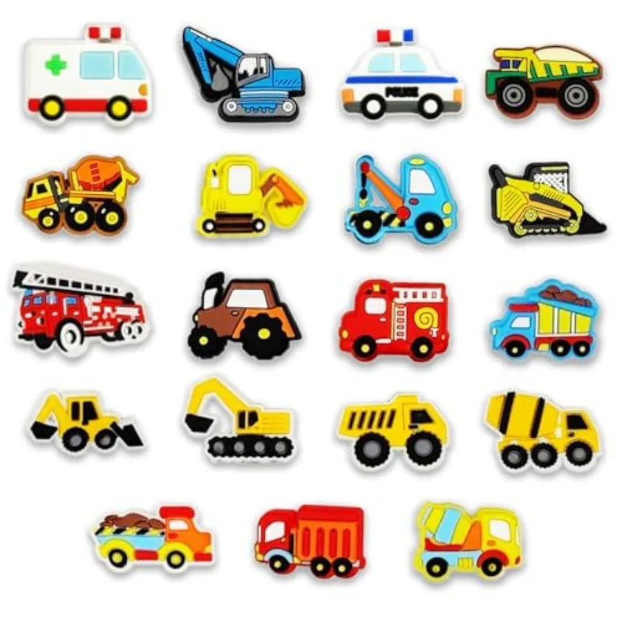 Felvjiaa Truck Cars Shoe Charms PVC Shoe Jewelry Decoration, Accessories Pins for Boys Girls and Teens Party Favors Birthday Gi
Felvjiaa Truck Cars Shoe Charms PVC Shoe Jewelry Decoration, Accessories Pins for Boys Girls and Teens Party Favors Birthday Gi