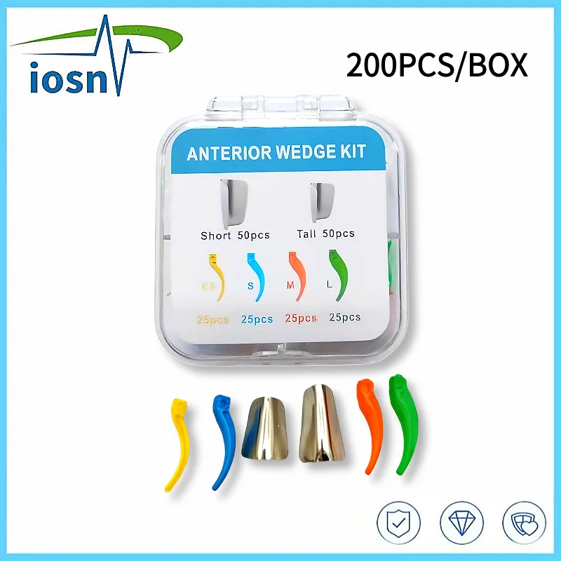 Dental Anterior Restoration Matrix System, 200Pcs/box Interdental Wedges Matrix Bands Supplies
Dental Anterior Restoration Matrix System, 200Pcs/box Interdental Wedges Matrix Bands Supplies