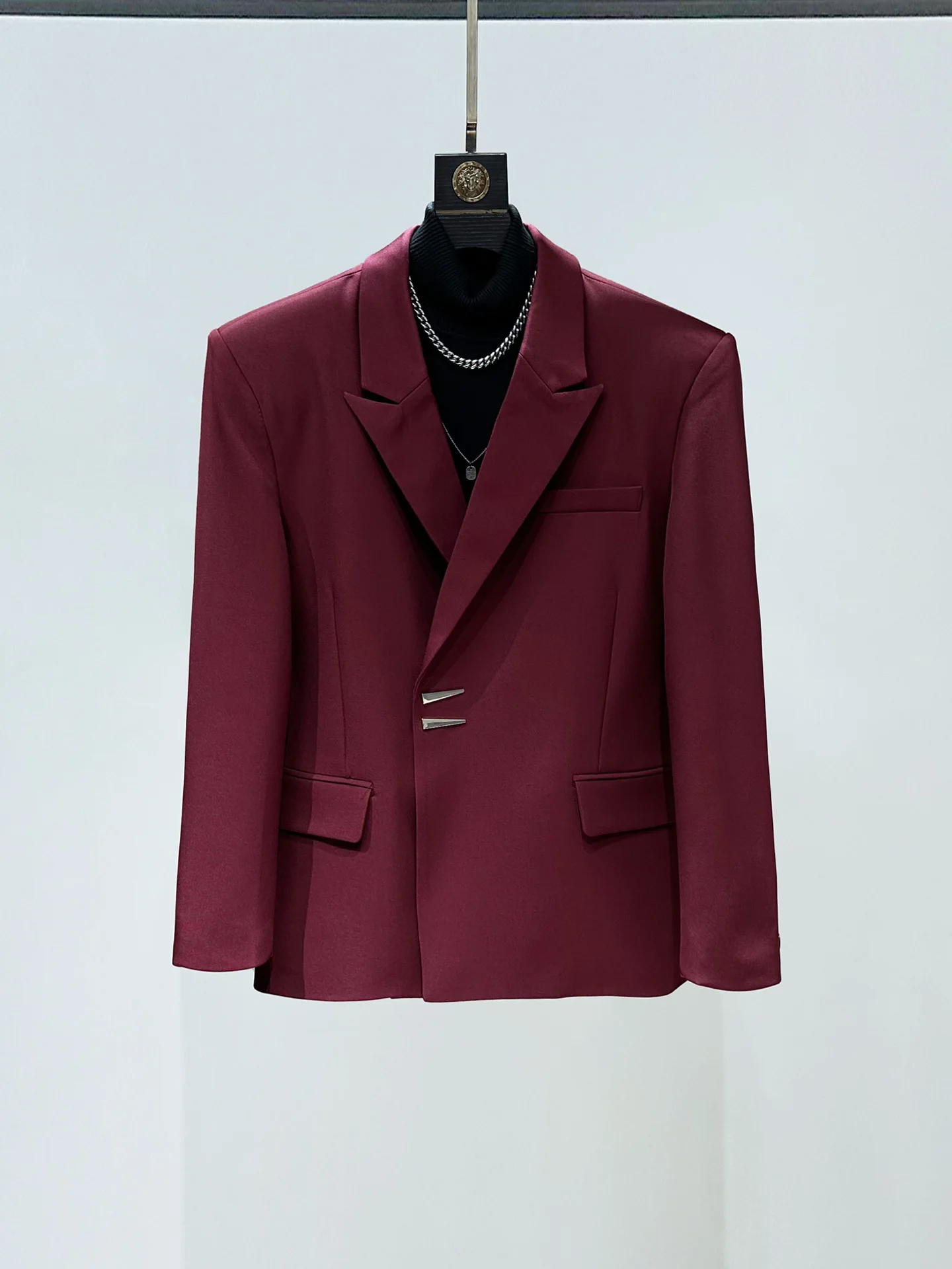 Red Casual Tailored Men's Jaet Original Faion Waist-Cinching oulder-Padded Comfortable Fit Spring Autumn Wear
Red Casual Tailored Men's Jaet Original Faion Waist-Cinching oulder-Padded Comfortable Fit Spring Autumn Wear