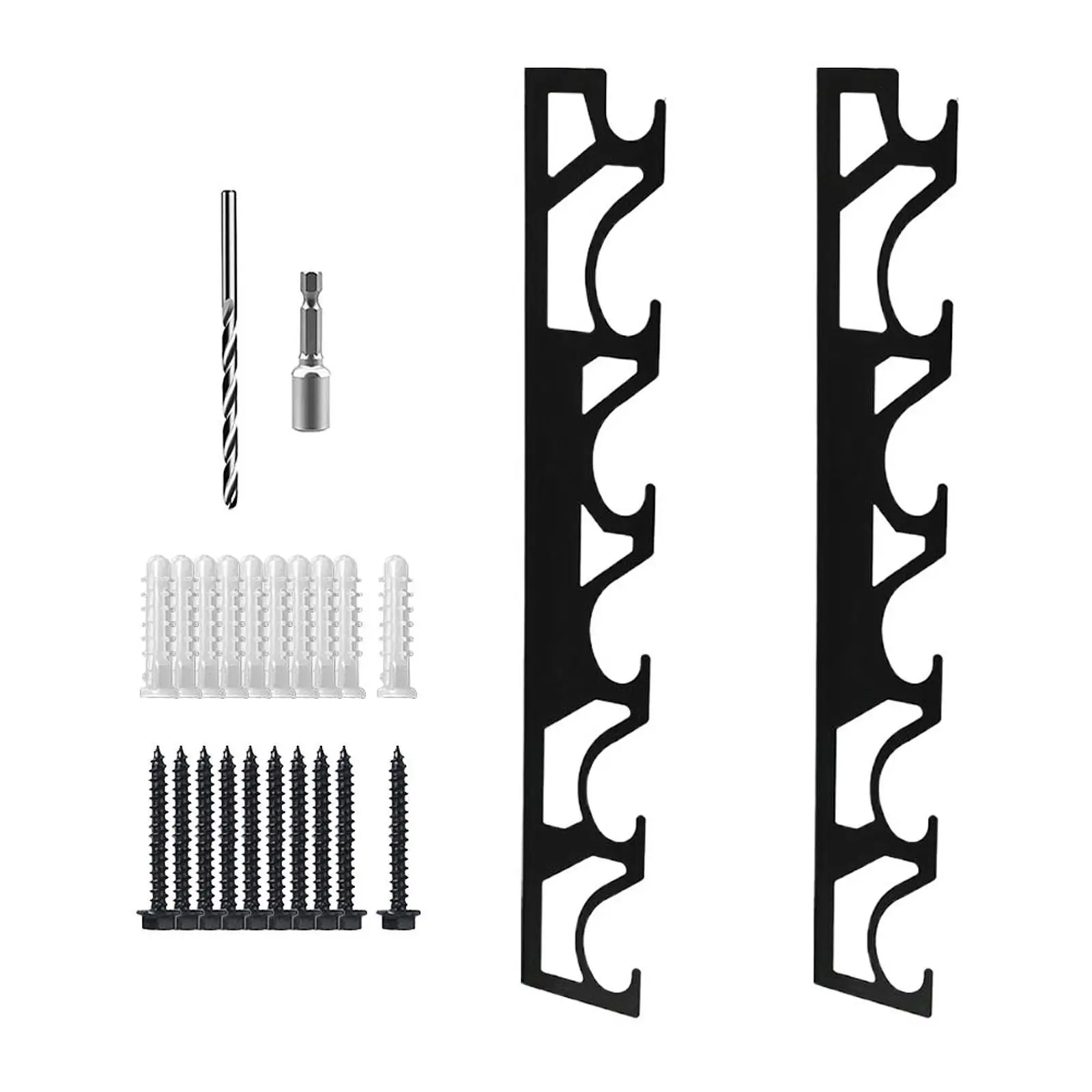 Fishing Rod Holder Wall Mounted for Ski Poles Hockey Sticks Garage
Fishing Rod Holder Wall Mounted for Ski Poles Hockey Sticks Garage