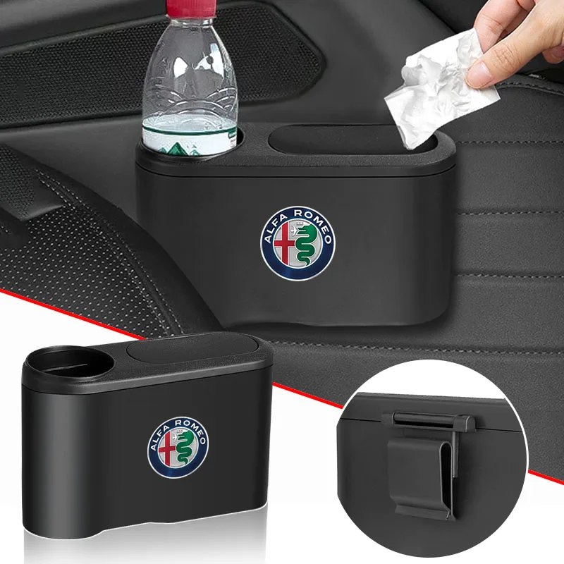 Can Auto Emblem Garbage Box Bin Storage Trash Car Accessories Caps For Alfa Romeo 156 166 159 Giulietta Giulia Spider Stelvio
Can Auto Emblem Garbage Box Bin Storage Trash Car Accessories Caps For Alfa Romeo 156 166 159 Giulietta Giulia Spider Stelvio