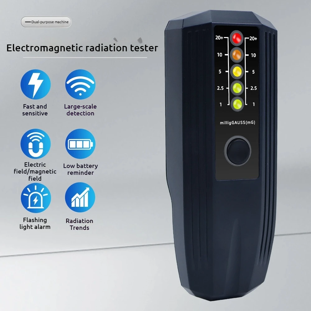 Portable Electromagnetic Radiation Detector Home Electromagnetic Radiation Intensity Meter Magnetic Field Radiation Detector
Portable Electromagnetic Radiation Detector Home Electromagnetic Radiation Intensity Meter Magnetic Field Radiation Detector
