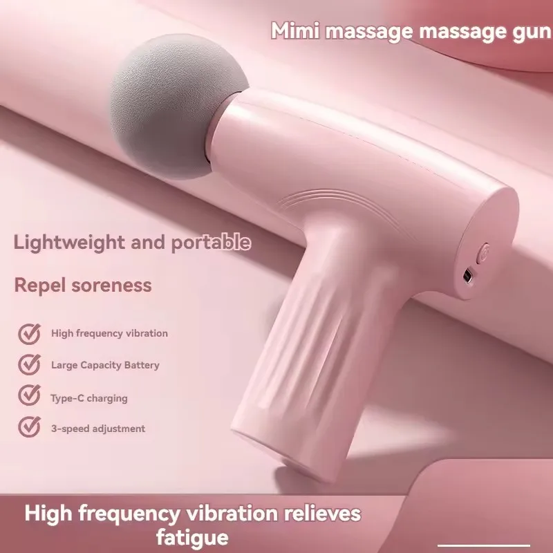 Relaxation Massage Gun Mini Electric Massager for Body Neck Back Cervical Spine Fascia Fitness USB Rechargeable Portable
Relaxation Massage Gun Mini Electric Massager for Body Neck Back Cervical Spine Fascia Fitness USB Rechargeable Portable