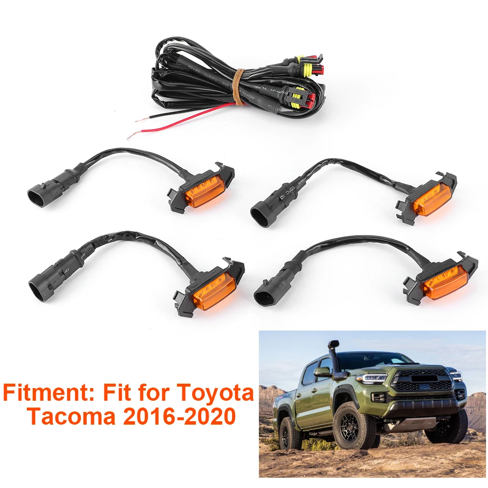 4pcs 12V LED Grille Light Bumper Grille Lamp High Brightness Accessory Fit for 2016‑2020 DRL Daytime Running Fog Auxiliary White
4pcs 12V LED Grille Light Bumper Grille Lamp High Brightness Accessory Fit for 2016‑2020 DRL Daytime Running Fog Auxiliary White