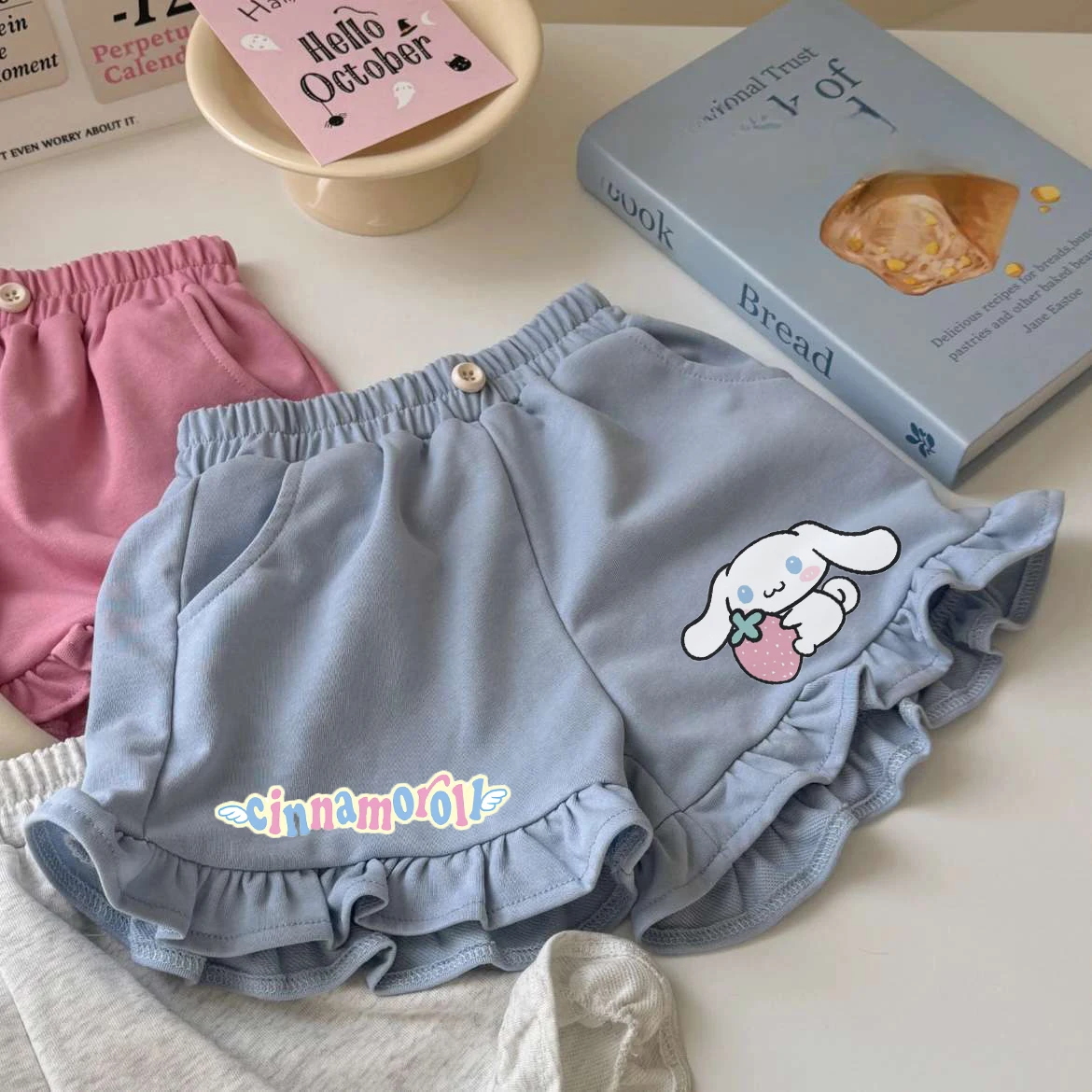 Kawaii Sanrio Children's Clothing Cinnamoroll Kids Shorts Cute Kuromi Mymelody Summer Cotton Loose Casual Ruffle Baby Girl Pants
Kawaii Sanrio Children's Clothing Cinnamoroll Kids Shorts Cute Kuromi Mymelody Summer Cotton Loose Casual Ruffle Baby Girl Pants