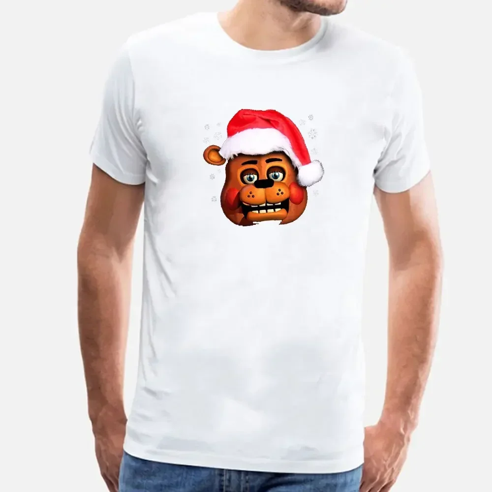 2024 Счастливого Рождества, футболка с надписью Five Nights At Freddie's Essential, Мужская футболка с мультяшным принтом, топ с коротким рукавом, стильная уличная унисекс Одежда
2024 Счастливого Рождества, футболка с надписью Five Nights At Freddie's Essential, Мужская футболка с мультяшным принтом, топ с коротким рукавом, стильная уличная унисекс Одежда