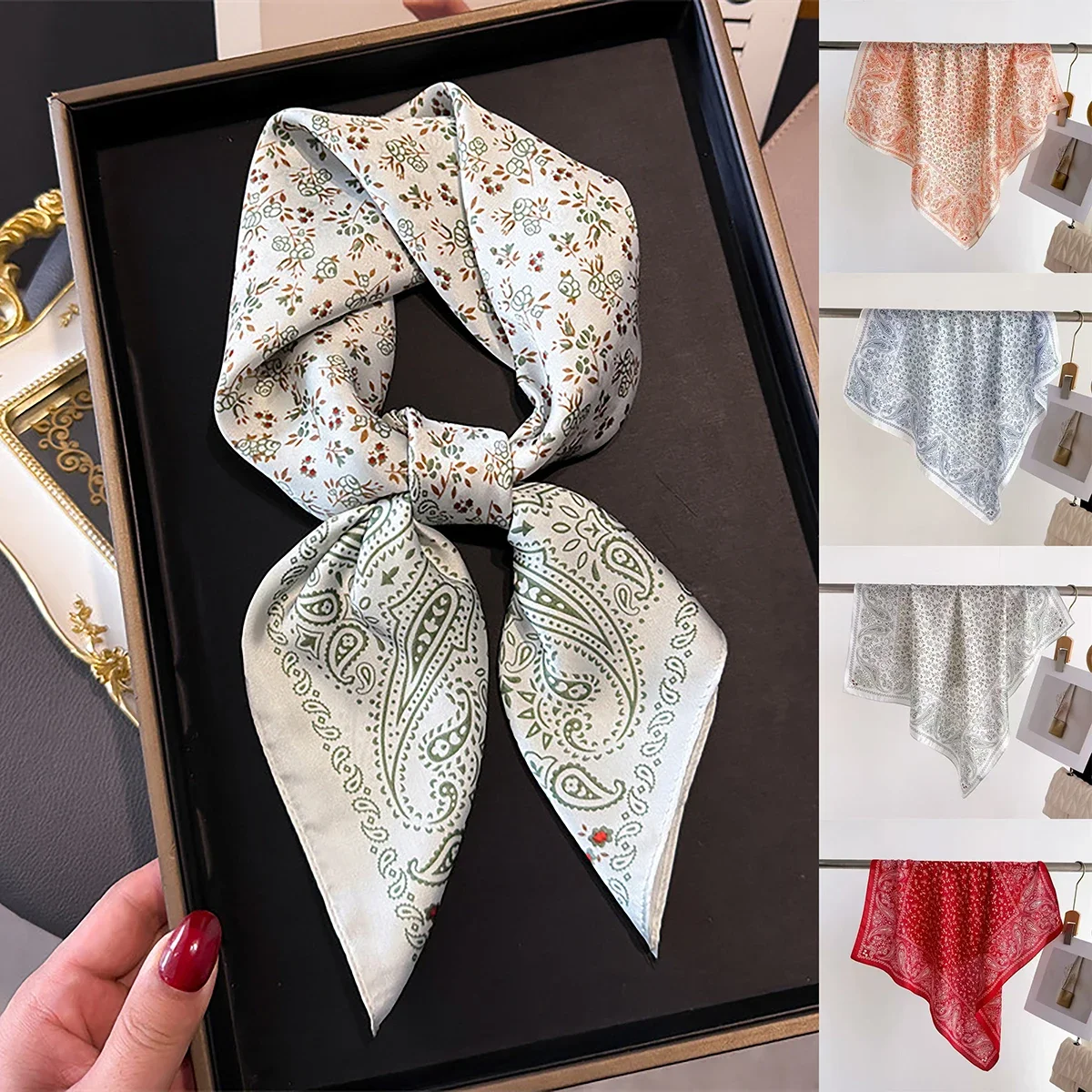 1PCS Simple Cashew Fruit Printed Silk Scarf Square Scarf Premium Shawl Sunscreen Neck Square Scarf Headscarf Ladies Scarf
1PCS Simple Cashew Fruit Printed Silk Scarf Square Scarf Premium Shawl Sunscreen Neck Square Scarf Headscarf Ladies Scarf