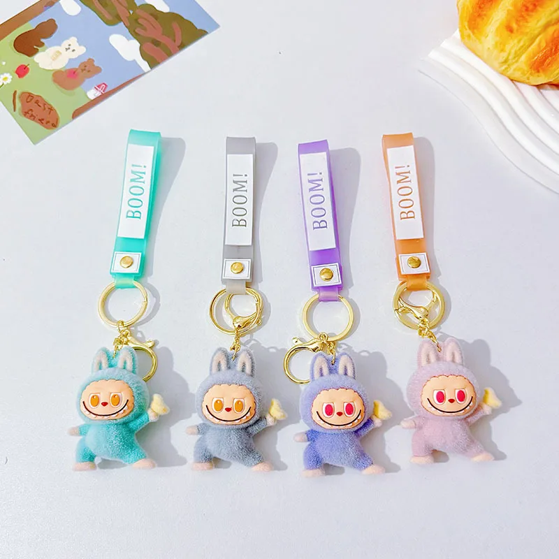 Cartoon Labubu Keychain Three-dimensional Doll Schoolbag Pendant Couple Car Key Chain Women and Men Gifts
Cartoon Labubu Keychain Three-dimensional Doll Schoolbag Pendant Couple Car Key Chain Women and Men Gifts