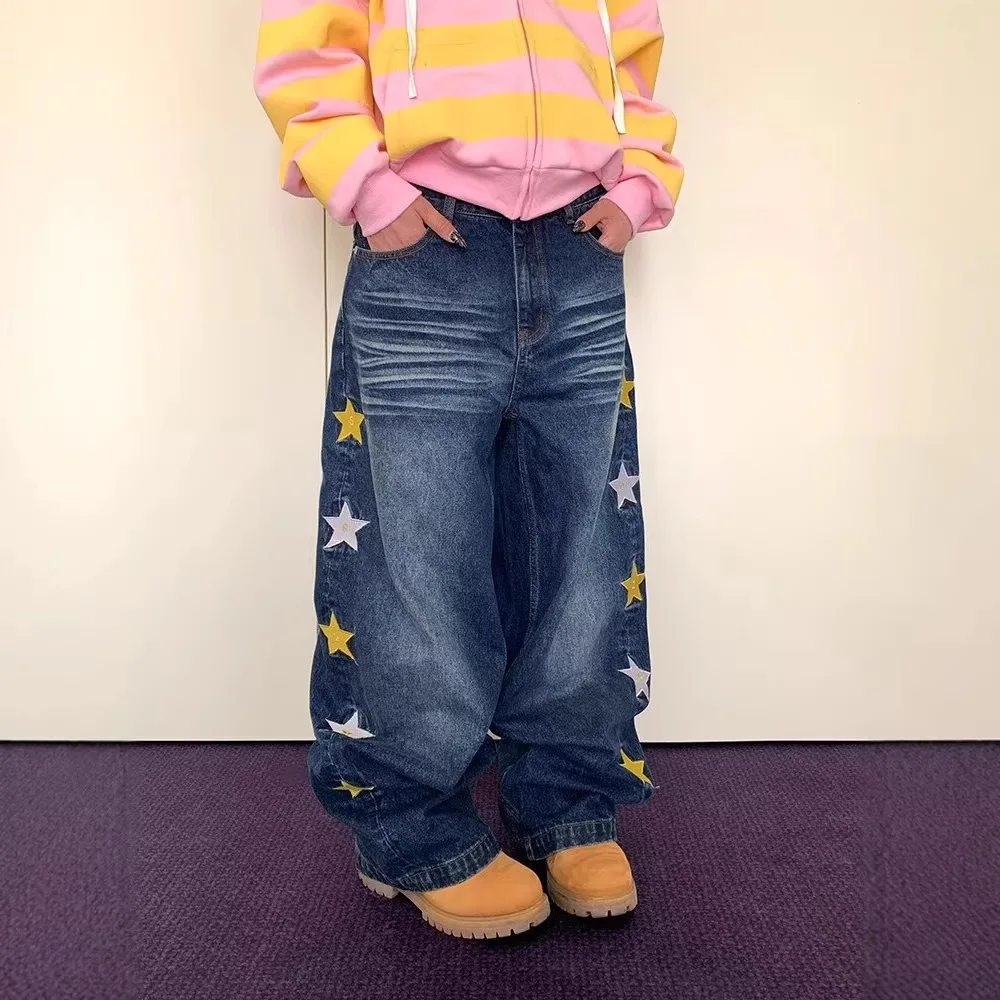 American Style Wide Leg Hip Hop Jeans Women Summer Versatile Slimming Leg Covering Jazz Dance Knife Pants High Waist Cotton D...
American Style Wide Leg Hip Hop Jeans Women Summer Versatile Slimming Leg Covering Jazz Dance Knife Pants High Waist Cotton D...