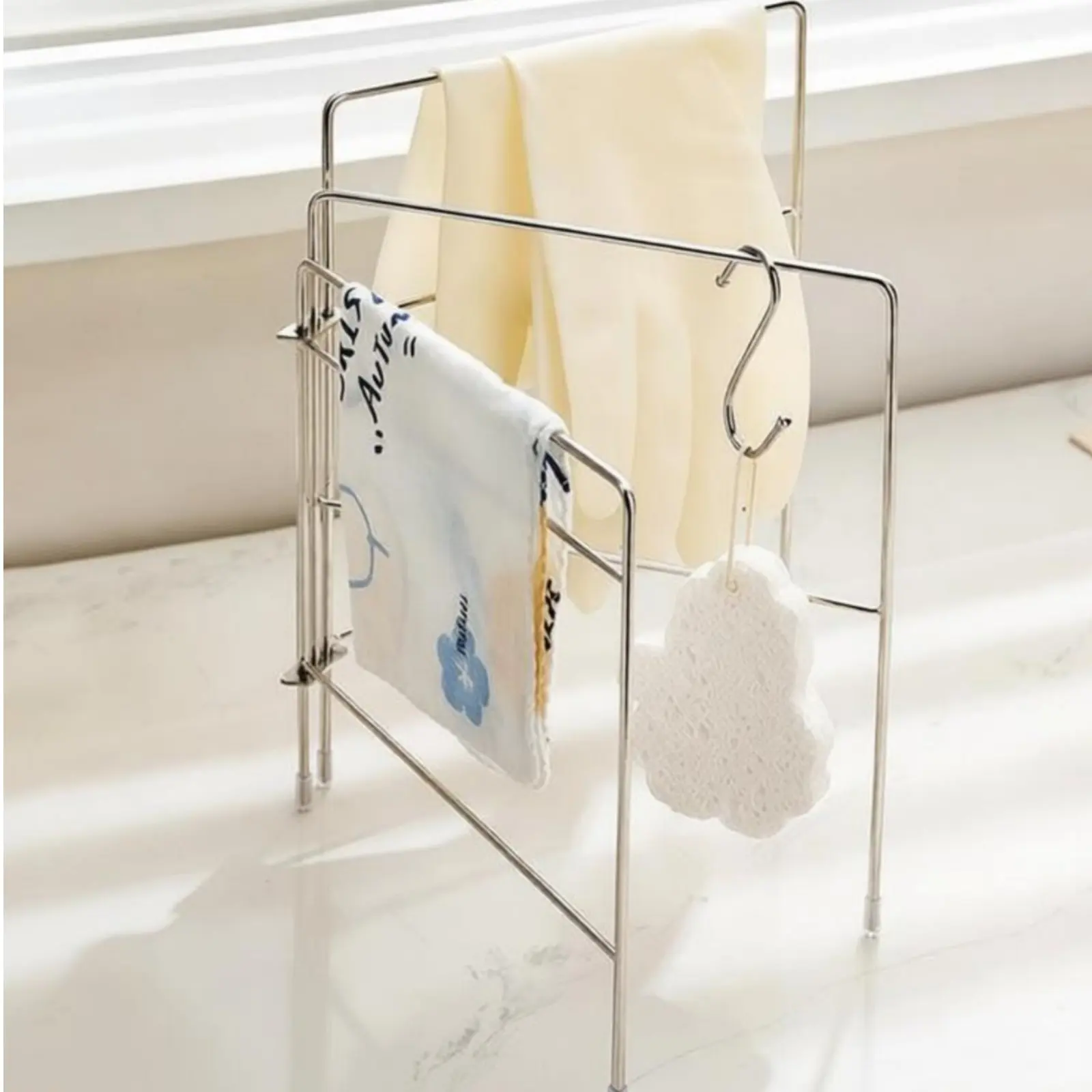 Foldable Dishcloth Rack Rustproof Stainless Steel Towel Drying Rack Sink Dish Towel Holder Waterproof Houseware No Assembly
Foldable Dishcloth Rack Rustproof Stainless Steel Towel Drying Rack Sink Dish Towel Holder Waterproof Houseware No Assembly