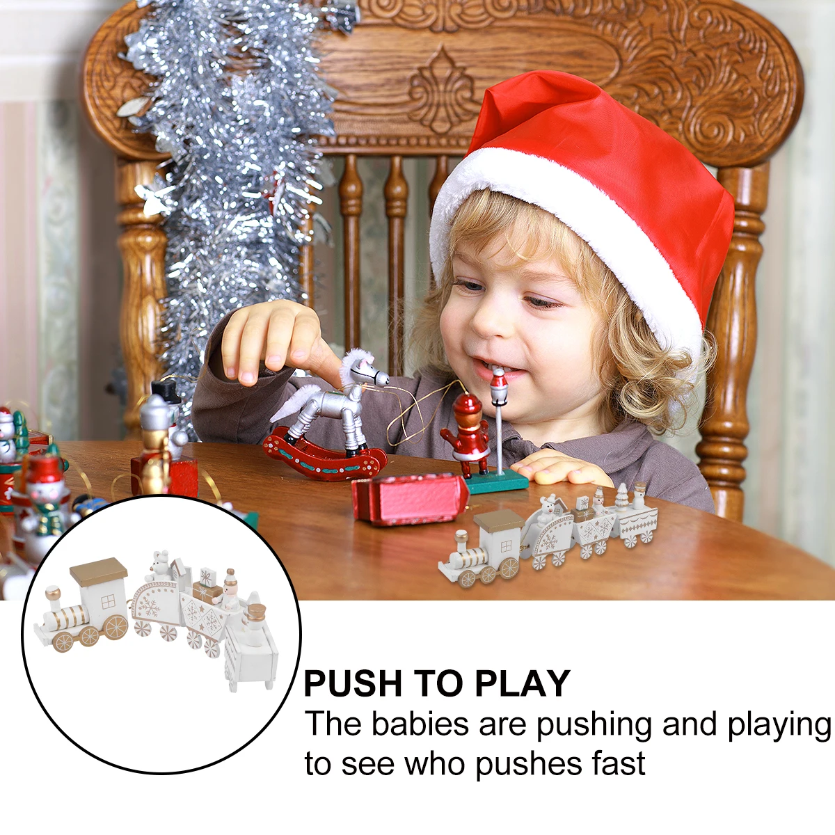 4 Pcs Red Wooden Train Toy Christmas Decoration Durable Eco Friendly Craft Painting nament Gift Set Table Top Display
4 Pcs Red Wooden Train Toy Christmas Decoration Durable Eco Friendly Craft Painting nament Gift Set Table Top Display