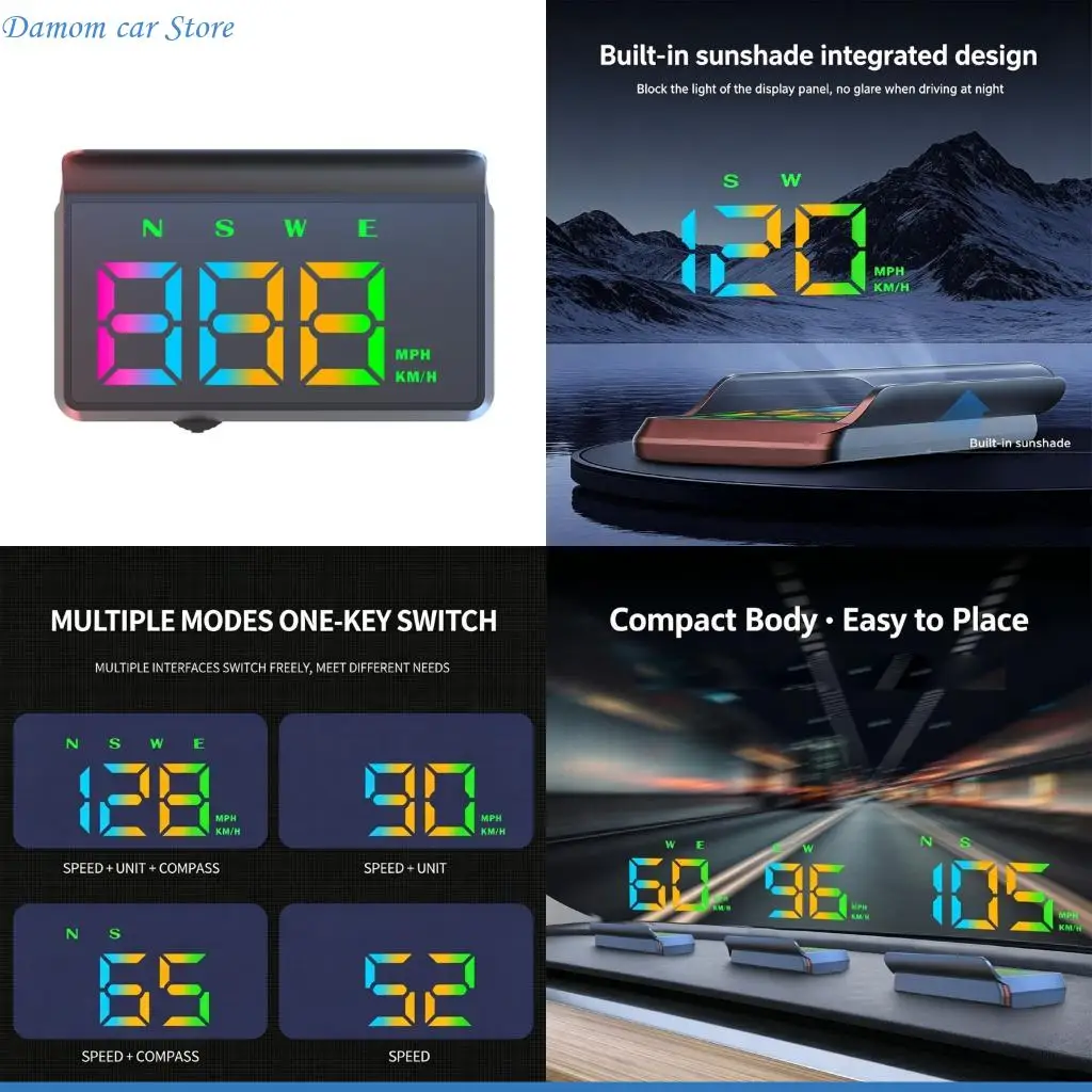 A2UC Plug & Play Car Hud With Double Mode & Clear Speed Display for Vehicle Use
A2UC Plug & Play Car Hud With Double Mode & Clear Speed Display for Vehicle Use