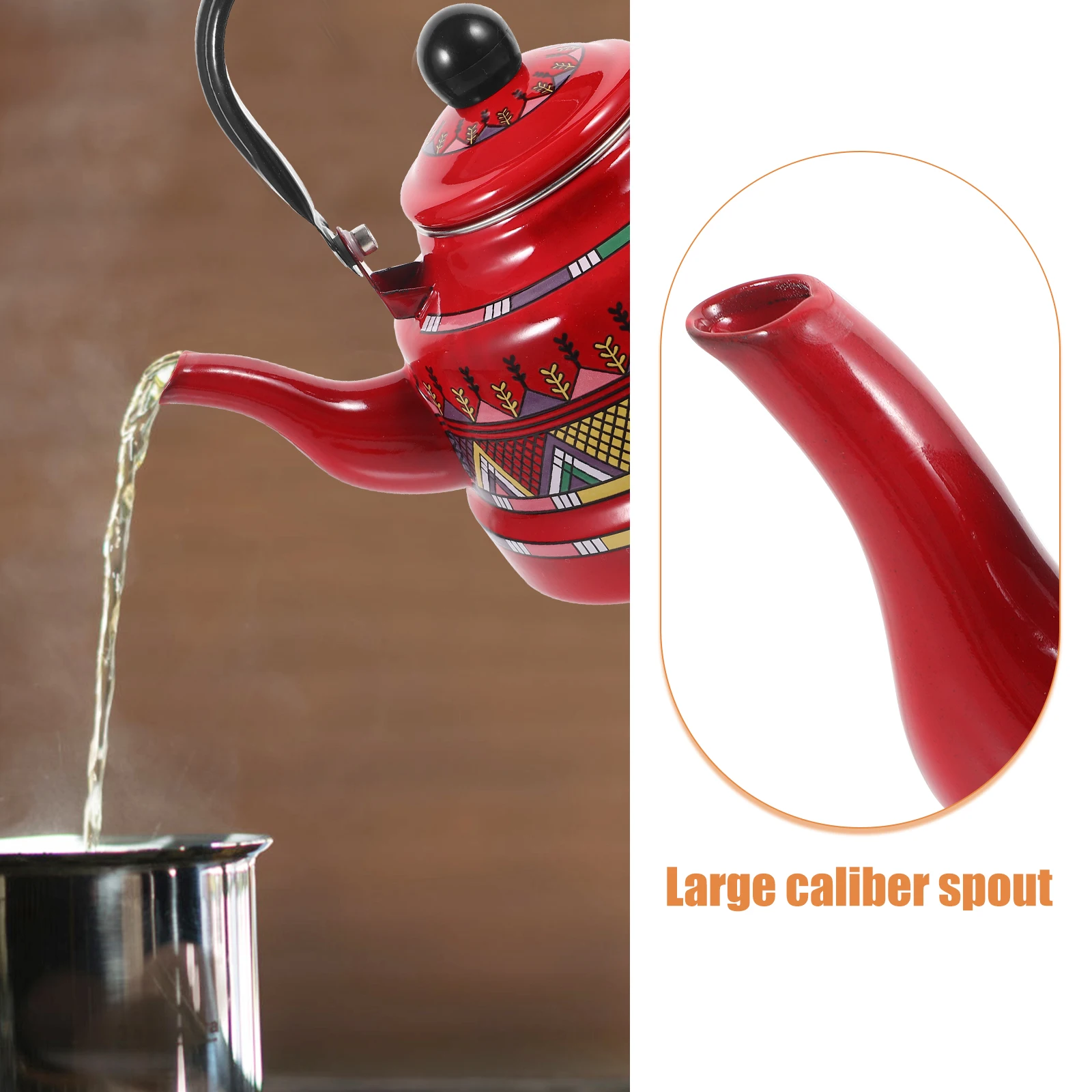 Thicken Enamel Tea Kettle Vintage Water Pot For Stovetop Easy To Clean Large Caliber -Saving Safe Sanitary Retro
Thicken Enamel Tea Kettle Vintage Water Pot For Stovetop Easy To Clean Large Caliber -Saving Safe Sanitary Retro